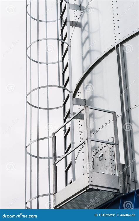 industrial steel ladder